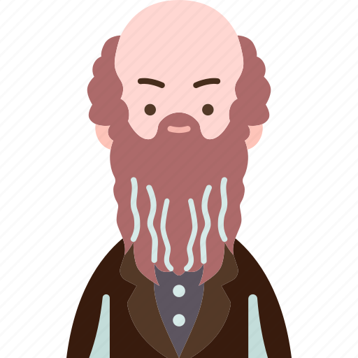 Charles, darwin, natural, genetic, theories icon - Download on Iconfinder