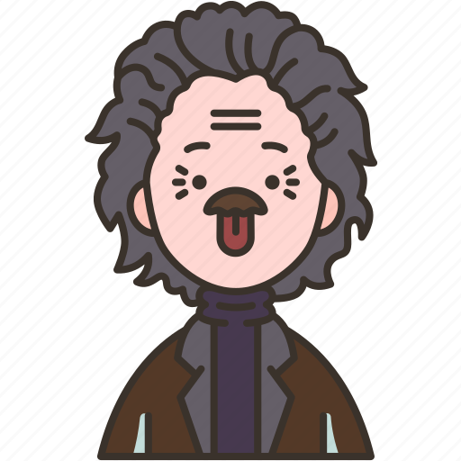 Albert, einstein, physicist, genius, atomic icon - Download on Iconfinder