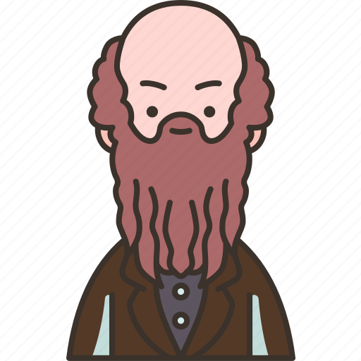Charles, darwin, natural, genetic, theories icon - Download on Iconfinder