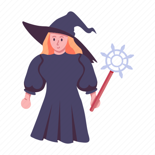 Witch character, fantasy female, female magician, fantasy woman, fantasy character icon - Download on Iconfinder