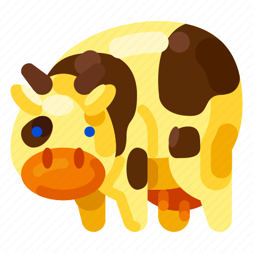 Animal, cow, farm, food, nature, plant icon - Download on Iconfinder