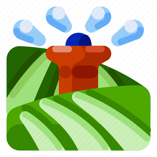 Farm, food, irrigation, nature, plant, water icon - Download on Iconfinder