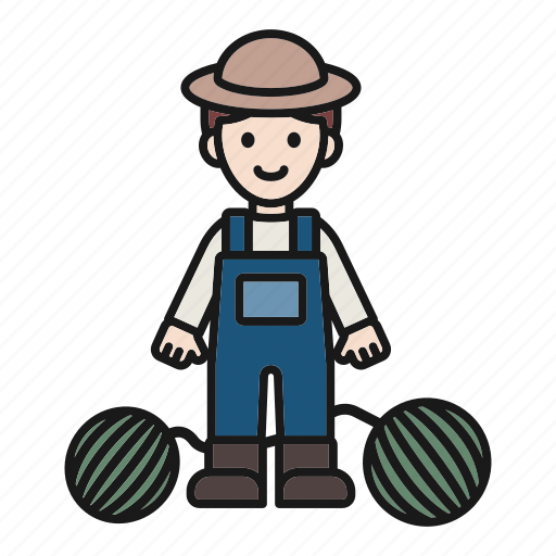 Agriculture, farmer, farming, fruit, fruit farm, orchard, watermelon icon - Download on Iconfinder
