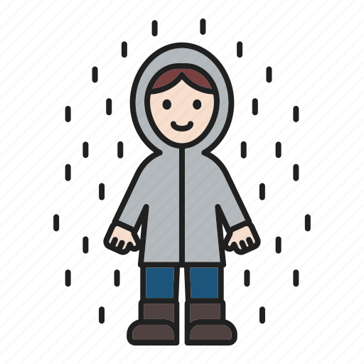 Construction, rain coat, rainy day, work wear, worker, working clothes icon - Download on Iconfinder