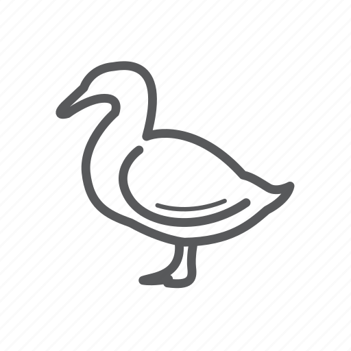 Animal, bird, duck, farm, goose icon - Download on Iconfinder