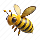 honeybee, fly, wing, nature, honey, bee, insect, bug, wasp