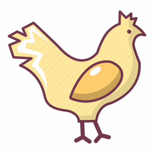 Baby, business, cartoon, chicken, food, silhouette, summer icon - Download on Iconfinder