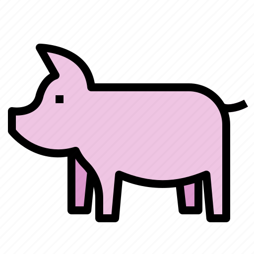 Animal, animals, farming, food, ham, pig, pork icon - Download on Iconfinder