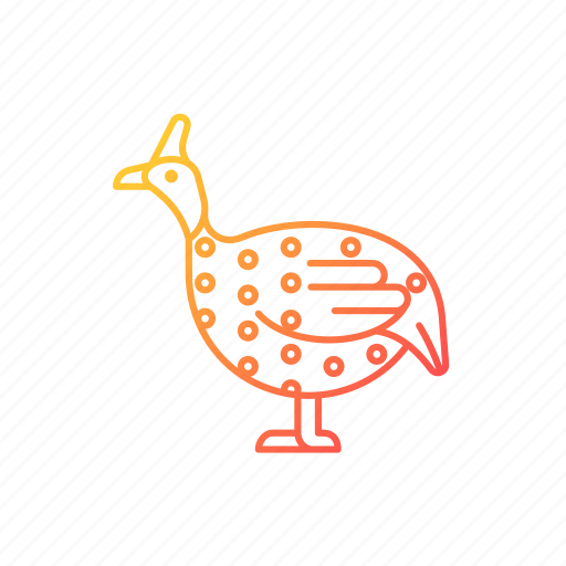 Guinea fowl, domesticated bird, helmeted guineafowl, bird selection icon - Download on Iconfinder
