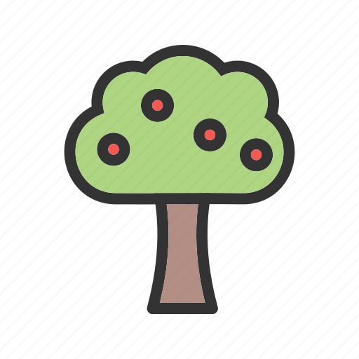 Food, fruit, green, healthy, orange, peach, tree icon - Download on Iconfinder