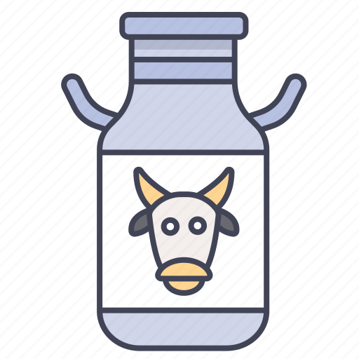 Cow, dairy, drink, farm, milk icon - Download on Iconfinder