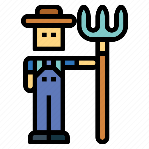 Farmer, agriculturist, gardener, rake, farming icon - Download on Iconfinder