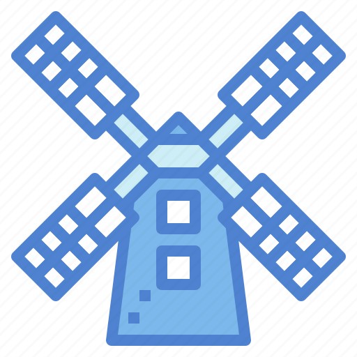 Windmill, agriculture, farm, tower, house icon - Download on Iconfinder