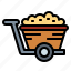 cart, garden, trolley, wheelbarrow 