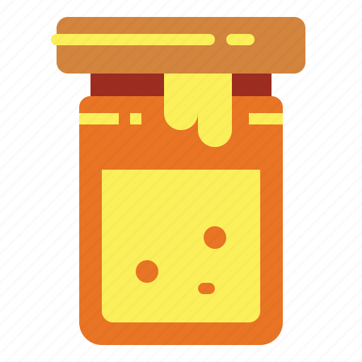 Bee, honey, pot, sweet icon - Download on Iconfinder
