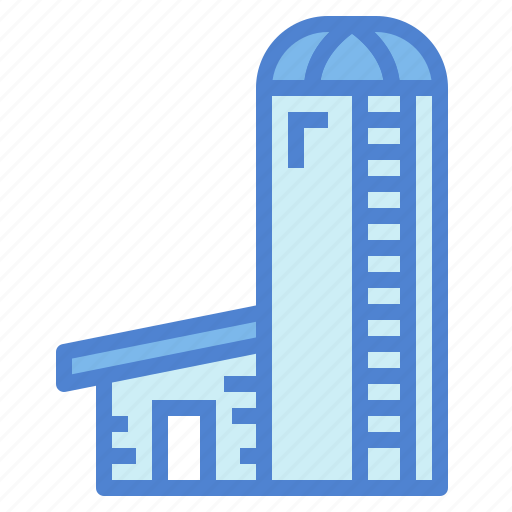 Buildings, farm, ladder, silo icon - Download on Iconfinder