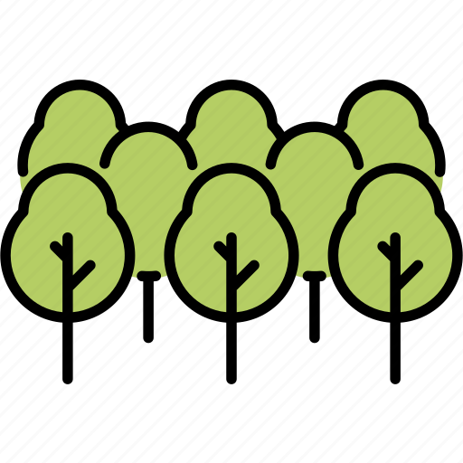 Forest, tree, plant, cultivate, agriculture, farm, cartoon icon - Download on Iconfinder