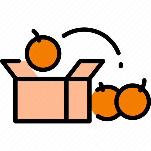 Product, packing, package, fruit, box, put, transport icon - Download on Iconfinder