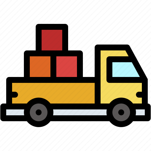 Truck, transport, pick, up, transportation, vehicle, car icon - Download on Iconfinder