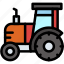 tractor, vehicle, transport, heavy, equipment, gardening, farming 