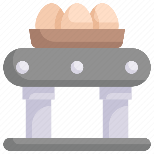 Egg, conveyor icon - Download on Iconfinder on Iconfinder