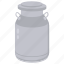 milking, can, container, milk, bucket 