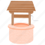 well, water, old, times, source, wellspring 