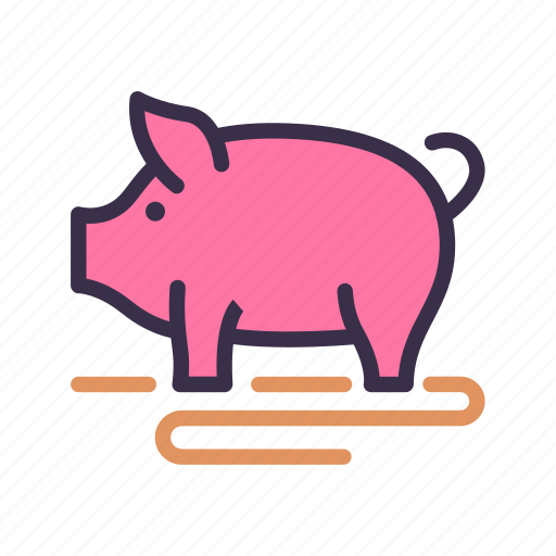 Agriculture, animal, farm, farming, mammal, pig icon - Download on Iconfinder