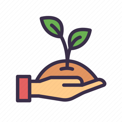 Agriculture, farm, gardening, leaf, plant, sprout icon - Download on Iconfinder