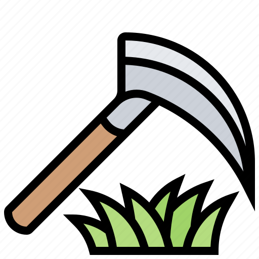 Cut, harvest, scythe, sickle, tools icon - Download on Iconfinder