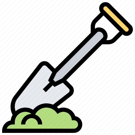 Digging, dirt, faming, plowing, shovel icon - Download on Iconfinder