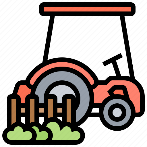 Agriculture, farm, plowing, tractor, truck icon - Download on Iconfinder