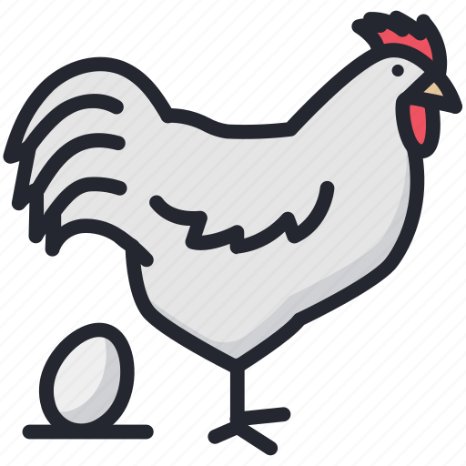 Agriculture, chicken, farming, gardening, poultry, poultry farm icon - Download on Iconfinder
