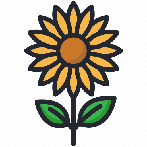 Agriculture, farming, gardening, sunflower icon - Download on Iconfinder