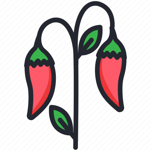 Agriculture, chili, chili plant, farming, gardening icon - Download on Iconfinder