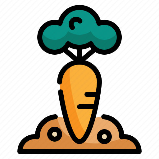 Carrot, farming, agriculture, garden, ecology, farming icon icon - Download on Iconfinder