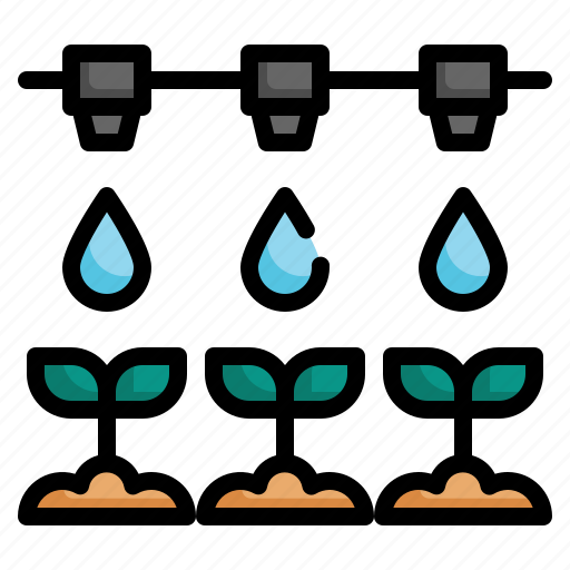 Water, drop, agriculture, farm, pipe, farming icon icon - Download on Iconfinder