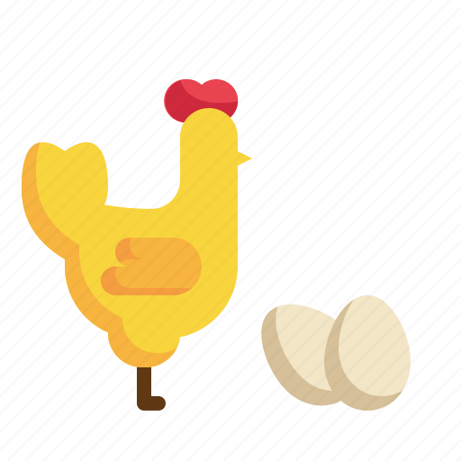 Chicken, egg, agriculture, farming, farming icon icon - Download on Iconfinder