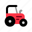 tractor, machine, vehicle, farming, farm, agriculture, garden 