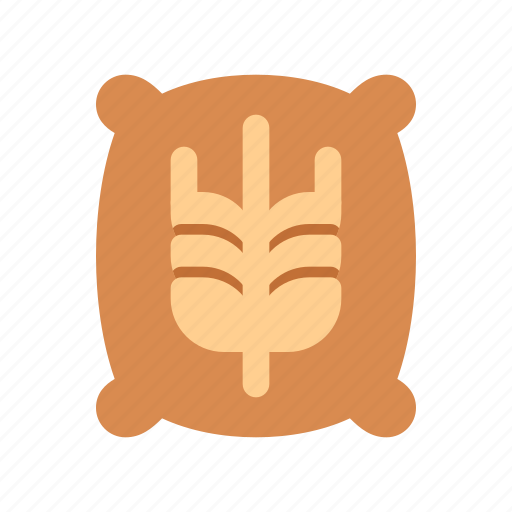 Wheat, bag, seed, harvest, grain, food, cereal icon - Download on Iconfinder