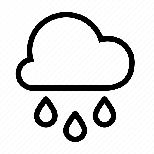 Weather, cloud, rain, precipitation, forecast, farming icon - Download on Iconfinder