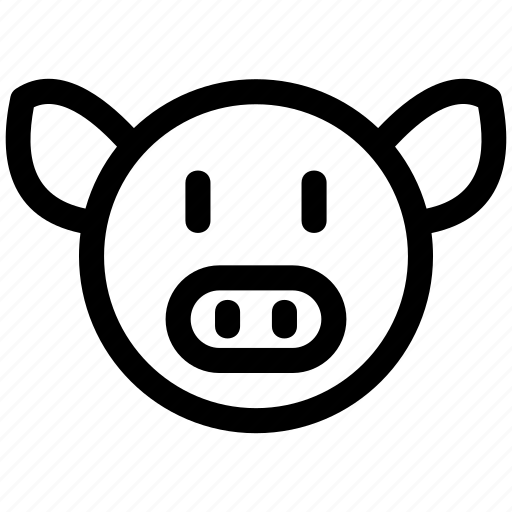 Pig, animal, piglet, farm, piggy, pigs, pets icon - Download on Iconfinder