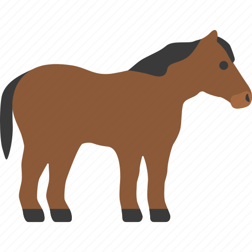Horse, pony, equine, mare, animal, wild, riding icon - Download on Iconfinder