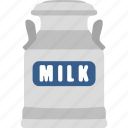 milk, milk can, milk tank, milk bottle, dairy, beverage, drink