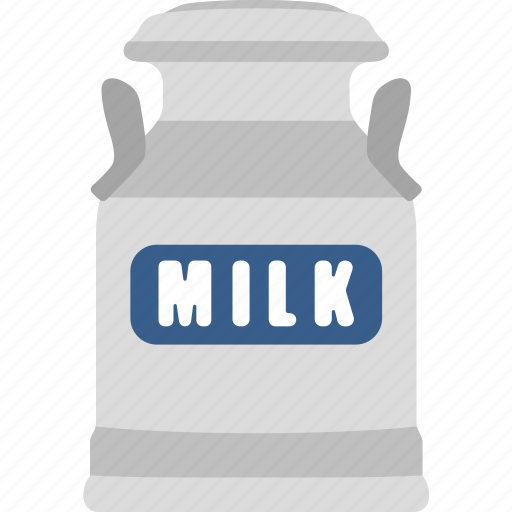 Milk, milk can, milk tank, milk bottle, dairy, beverage, drink icon - Download on Iconfinder