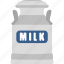 milk, milk can, milk tank, milk bottle, dairy, beverage, drink 