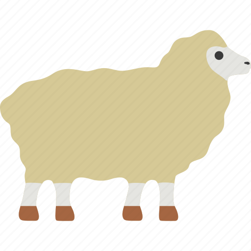 Sheep, ewe, mutton, lamb, goat, ovine, animal icon - Download on Iconfinder