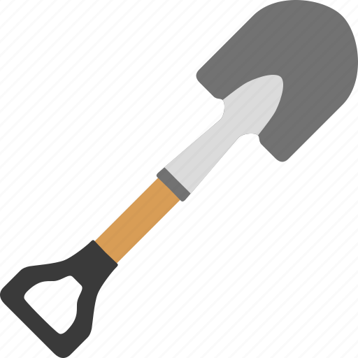 Shovel, spade, scoop, dig, tool, farming, construction icon - Download on Iconfinder