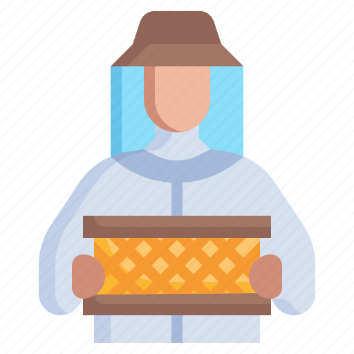 Beekeeping, apiarist, professions, and, jobs, job, profession icon - Download on Iconfinder