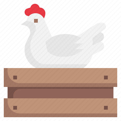 Poultry, farming, agriculture, egg, chicken, coop icon - Download on Iconfinder